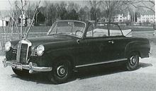 Die 4-sitzige Studie eines Ponton-Cabriolets aus dem Jahr 1953