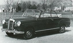 מרצדס-בנץ W120, דגם קבריולט, שנת 1953