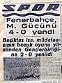 7 Mayıs 1946 tarihli Vakit gazetesinde 1946 Milli Eğitim Kupası