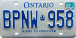 1997 Ontario license plate BPNW♔958.png