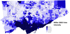 Miller's vote by poll 2003Millervotebypoll small.png