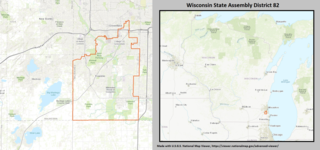 <span class="mw-page-title-main">Wisconsin's 82nd Assembly district</span> American legislative district for Waukesha, Wisconsin