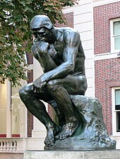 Thinker Bronze Sculpture Rodin Famous Art Statues TPE-185B – toperkins