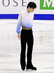 Hanyu in his short program at the 2015–16 Grand Prix Final