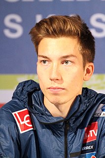 Johann André Forfang Norwegian ski jumper