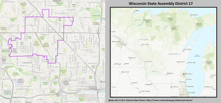 <span class="mw-page-title-main">Wisconsin's 17th Assembly district</span> American legislative district in Milwaukee, Wisconsin