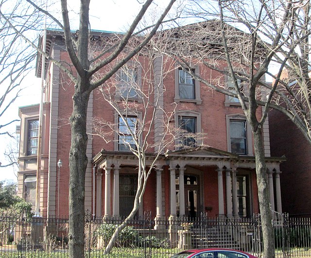 Pratt's city home in Brooklyn, built 1874–1875