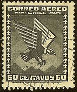 Sello de correo aéreo (1935, 60 centavos)[4]​