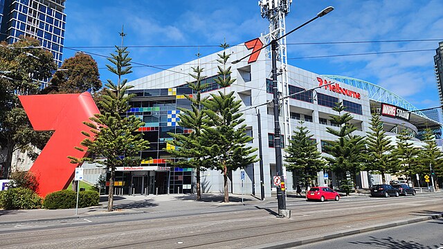 The network's centralised digital playout facility, Broadcast Centre Melbourne, located in the city's Docklands precinct.