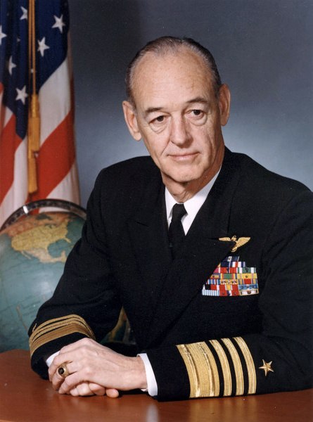 Official Navy portrait of Admiral John S. Thach