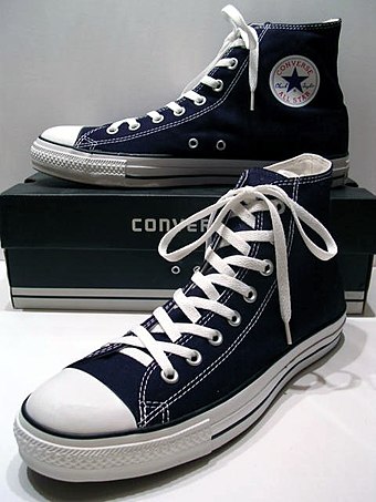 A pair of Converse All-Stars