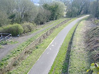 Pentrepiod Halt railway station (Monmouthshire) Disused railway station in Pentrepiod, Torfaen