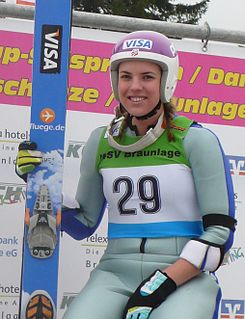 Abby Ringquist American ski jumper