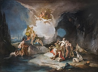 Diane et Callisto, 1720-1722 Giambattista Tiepolo Gallerie dell'Accademia de Venise