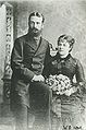 2. Adam Ostaszewski z żoną Marią z Chłapowskich (1864-1941) ok. 1888 r.