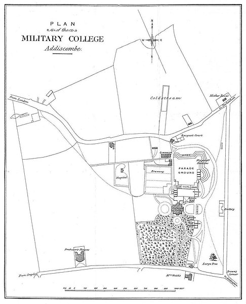 Plan of the Seminary grounds