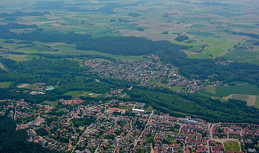 Aerials Bavaria 16.06.2006 Garching an der Alz