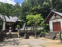 登山口近くにある赤坂浅間神社