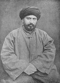 Jamal al-din al-Afghani valokuvassa vuodelta 1883.