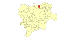 Madrigueras – Mappa