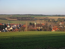 Albersdorf, view from the south