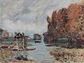 Lavandières de Bougival Alfred Sisley, 1868