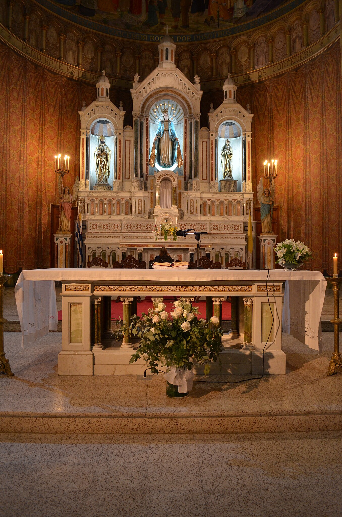 Virgen Medalla Milagrosa 42 cm - Santísimo Altar