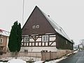 Residential stable house, barn and enclosure wall