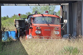 1958 American LaFrance Series 900 Fire Truck at the Texas Transportation Museum.