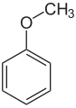 C6H5OCH3，anisol