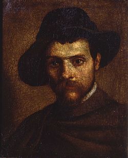 Annibale Carracci Autoportret cu o pălărie quattr'acque.jpg