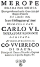 Anonymous - Merope - title page of the libretto, Naples 1716.png