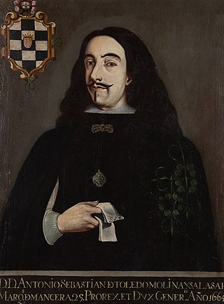 <span class="mw-page-title-main">Antonio Sebastián Álvarez de Toledo, 2nd Marquess of Mancera</span> Mexican politician