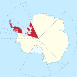 Dipartimento dell'Antartide Argentina – Localizzazione