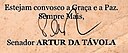Assinatura de Artur da Távola