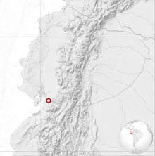 Mapa distribucije Atelopus balios.svg