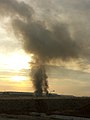 30 de desembre del 2006, fum de l'explosió