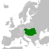 The Austrian Empire in 1812 Austrian Empire (1812).svg