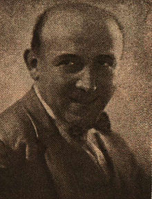 Снимка на Матьо Македонски, публикувана в юбилеен сборник, посветен на десетгодишната режисьорска дейност на Стоил Стоилов, 1929 г. Източник: ДА „Архиви“