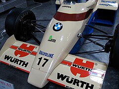 Arrows A7 à moteur BMW 4 cylindres turbo, pilotée en 1984 par le Suisse Marc Surer.
