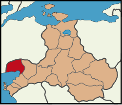 Location of Edremit