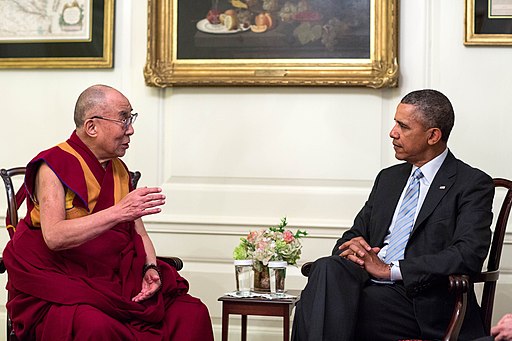 Barack Obama and the Dalai Lama in 2014