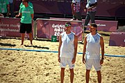 Deutsch: Beachhandball bei den Olympischen Jugendspielen 2018; Tag 4, 10. Oktober 2018; Mädchen, Vorrunde, Gruppe A - Ungarn-Chinese Taipei (Taiwan) 2:0 English: Beach handball at the 2018 Summer Youth Olympics at 10 October 2018 – Girls Preliminary Round Group A‎ – Hungary-Chinese Taipei 2:0