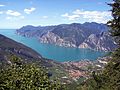 Lake Garda near Nago-Torbole in Trentino