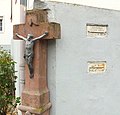 * Nomination Detail of wayside cross (1752) and high water marks in Wehlen (Bernkastel-Kues), Germany. --Palauenc05 14:51, 19 April 2023 (UTC) * Promotion Good quality -- Spurzem 14:50, 21 April 2023 (UTC)