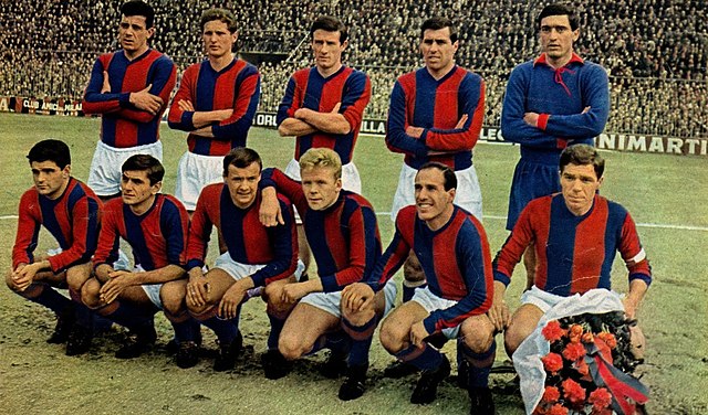 The last Bologna side to win the scudetto, in the 1963–64 season.