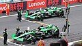 Valtteri Bottas & Zhou Guanyu at the grid for Sprint race, 2024 Chinese Grand Prix