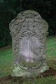 English: Historic Gravestone, Churchyard Machtlos, Breitenbach am Herzberg, Hesse, Germany