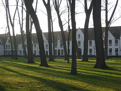 Hoe gaan naar Begijnhof Brugge met het openbaar vervoer - Over de plek