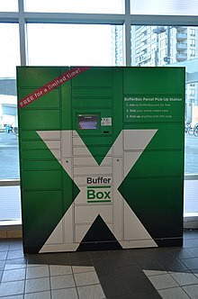 A BufferBox at Finch Bus Terminal. BufferBox2.JPG